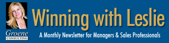 Winning with Leslie A Monthly Newsletter